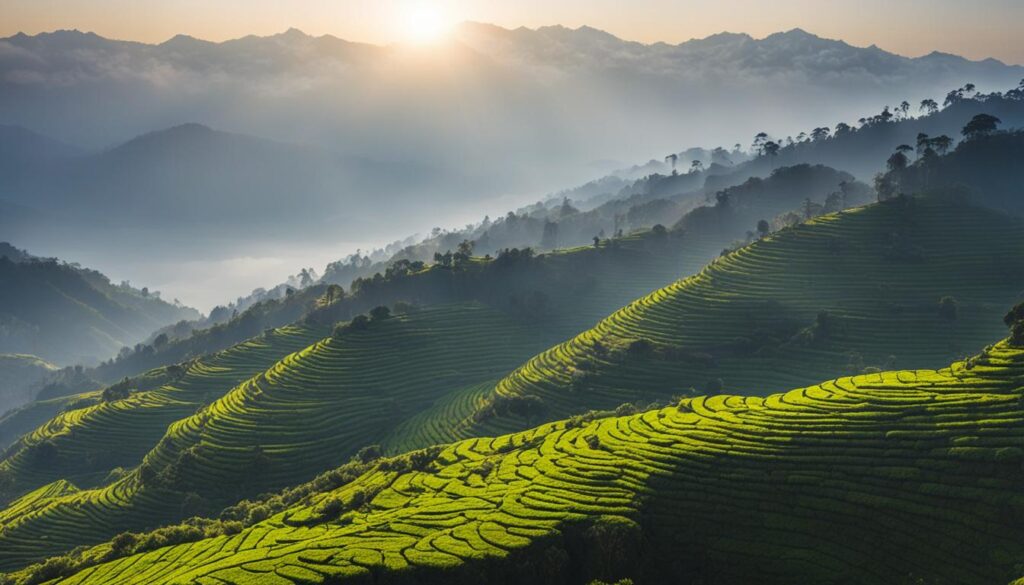 Darjeeling tea gardens Darjeeling tea gardens