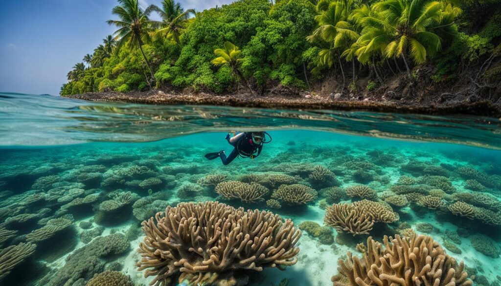 snorkeling in lakshadweep