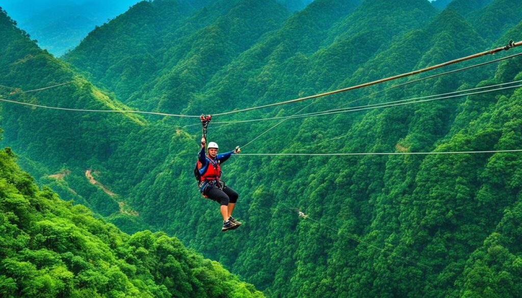 zip lining in Sarangkot zip lining in Sarangkot