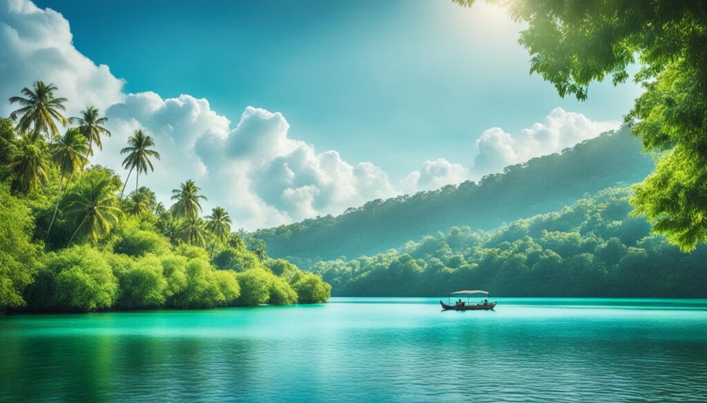 Bandaara Kilhi Lake - Freshwater Reserve in Maldives