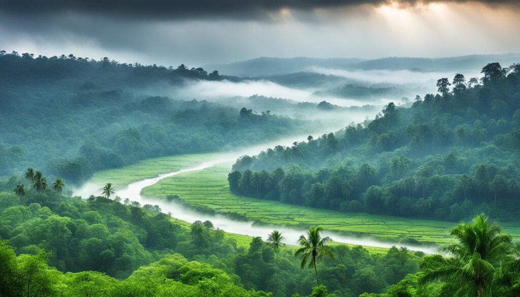 Coorg during the rainy season