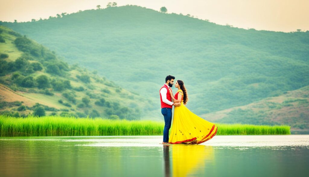 Khadakwasla Lake pre wedding photoshoot locations in pune