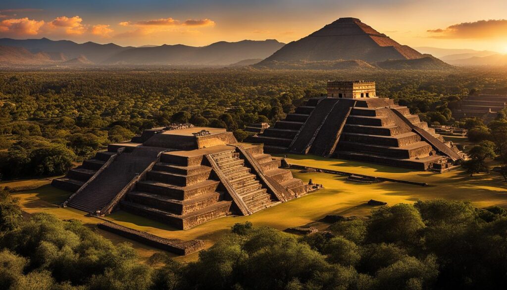 Teotihuacan pyramids mexico
