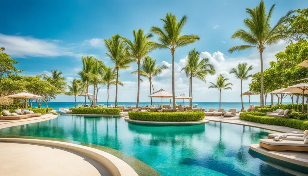 The Mulia Bali beachfront view