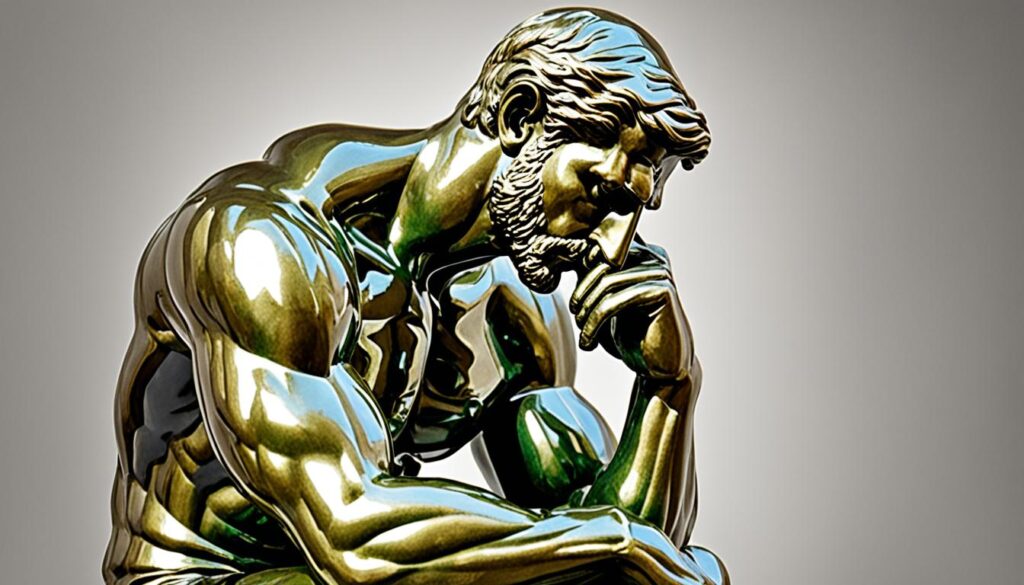 The Thinker bronze sculpture The Thinker bronze sculpture
