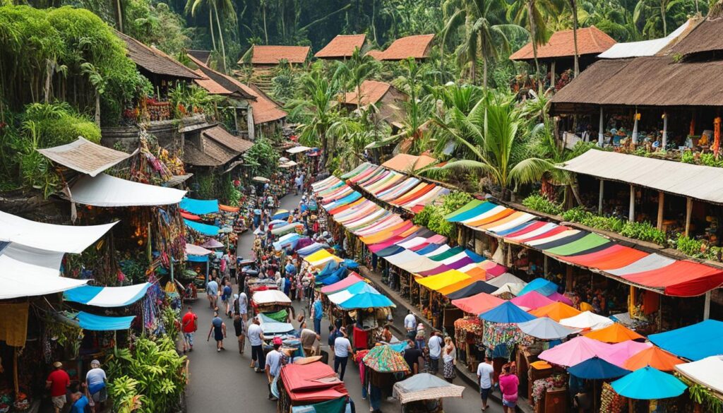 Ubud Shopping in Market