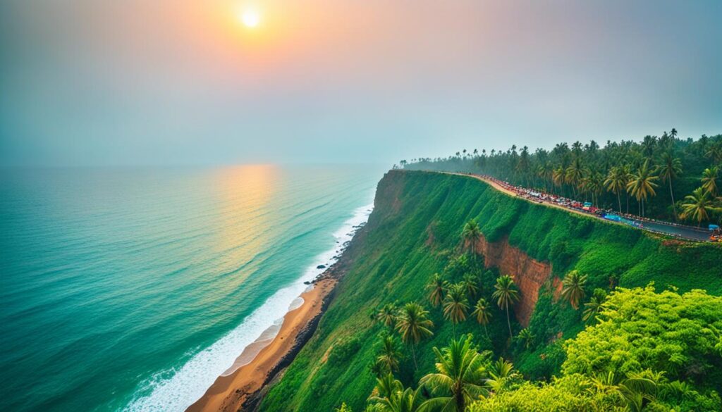 Varkala Cliff