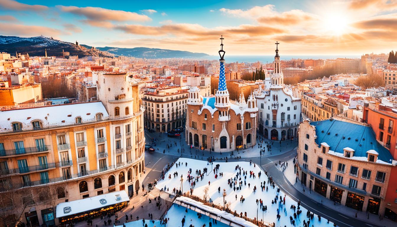 barcelona in winter