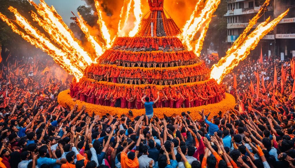 burning effigies