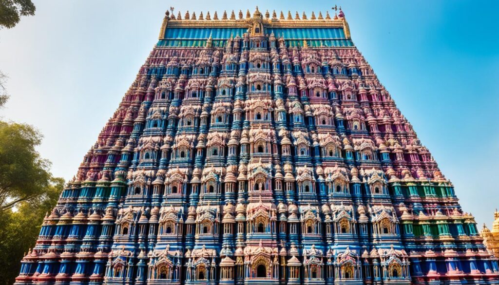 colorful temple madurai