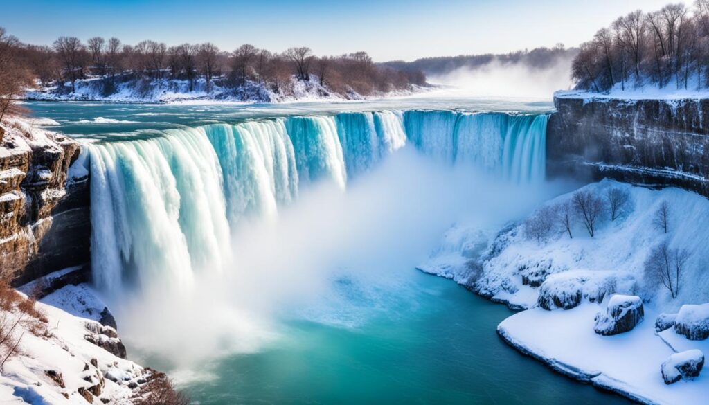 frozen niagara falls