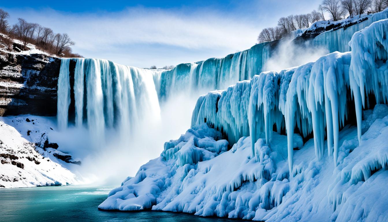 frozen niagara falls