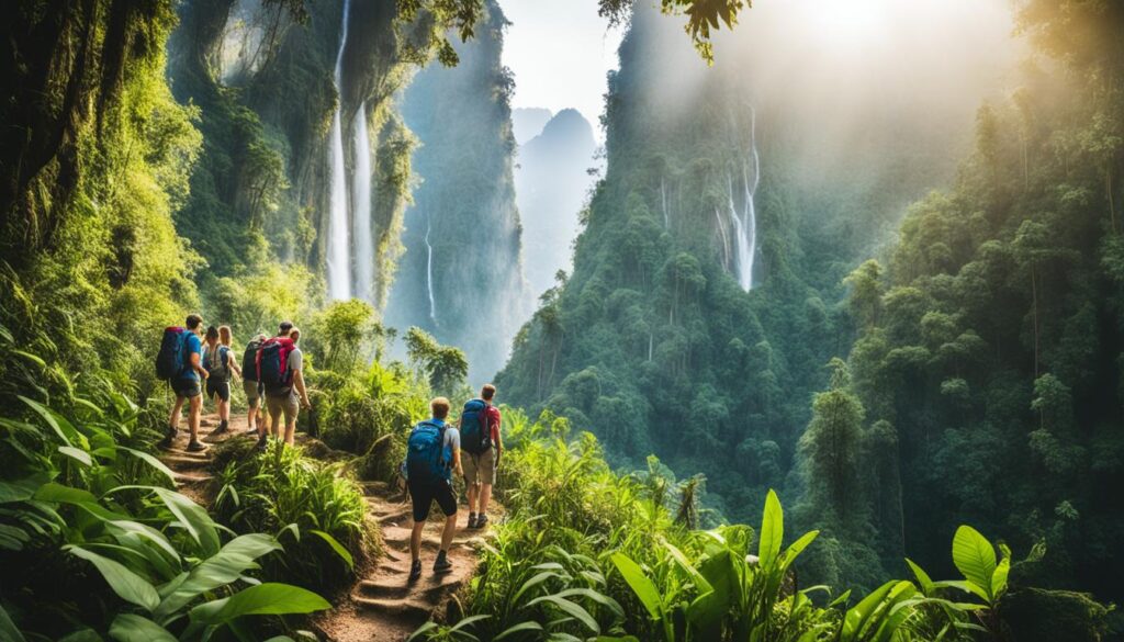 hiking in Surat Thani