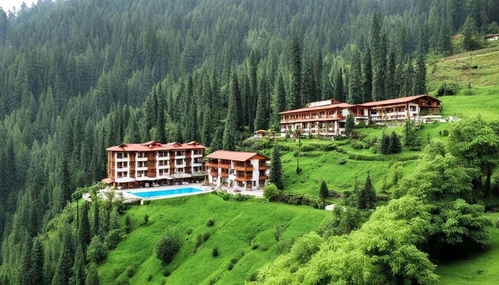 hill station resorts Lansdowne