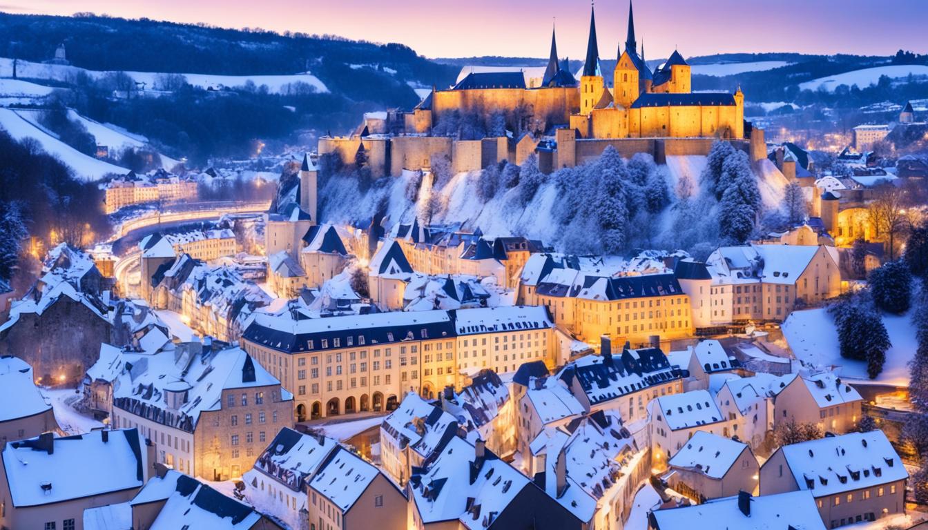 luxembourg in winter
