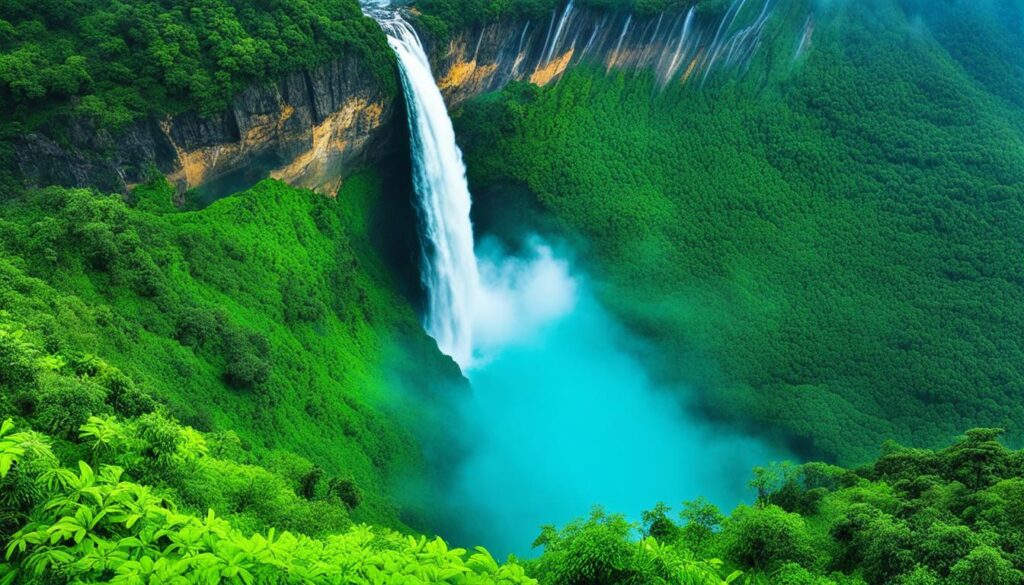 nohkalikai waterfalls