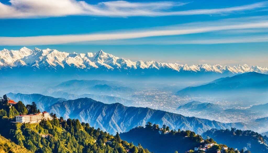 panoramic views of Mussoorie