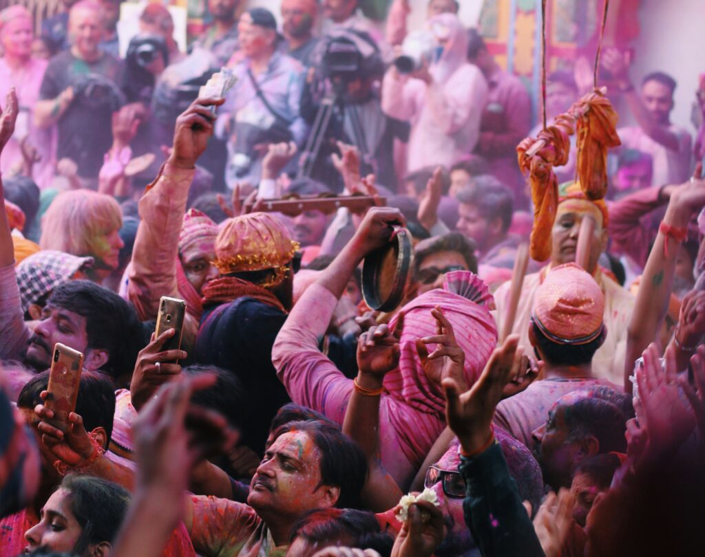 Holi in Vrindavan and Mathura