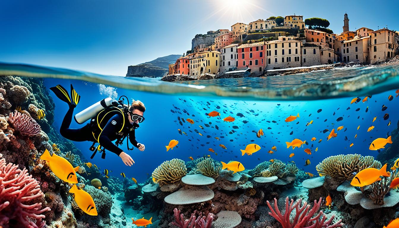 scuba diving in italy