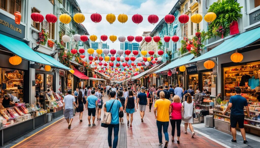 shopping streets in singapore
