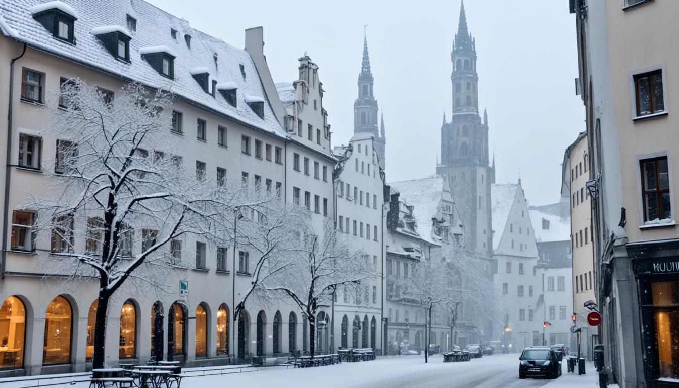 snowfall in munich