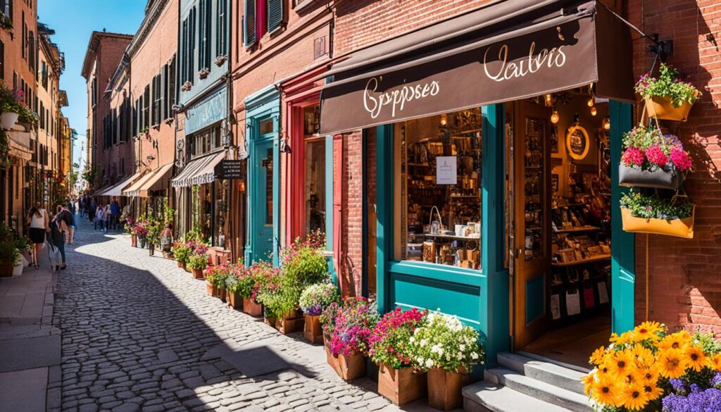 specialty boutiques in Italy