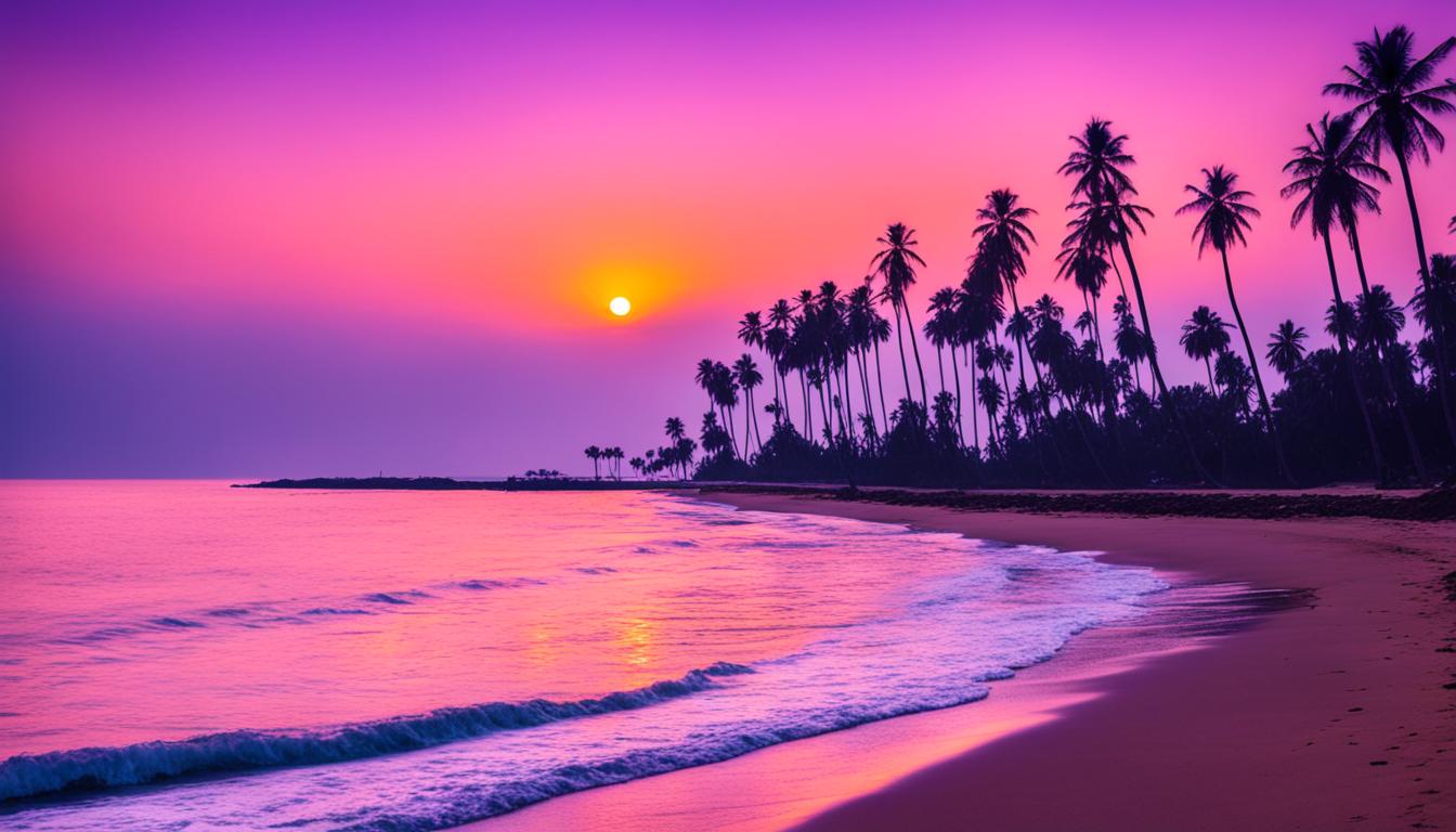 sunsets in india