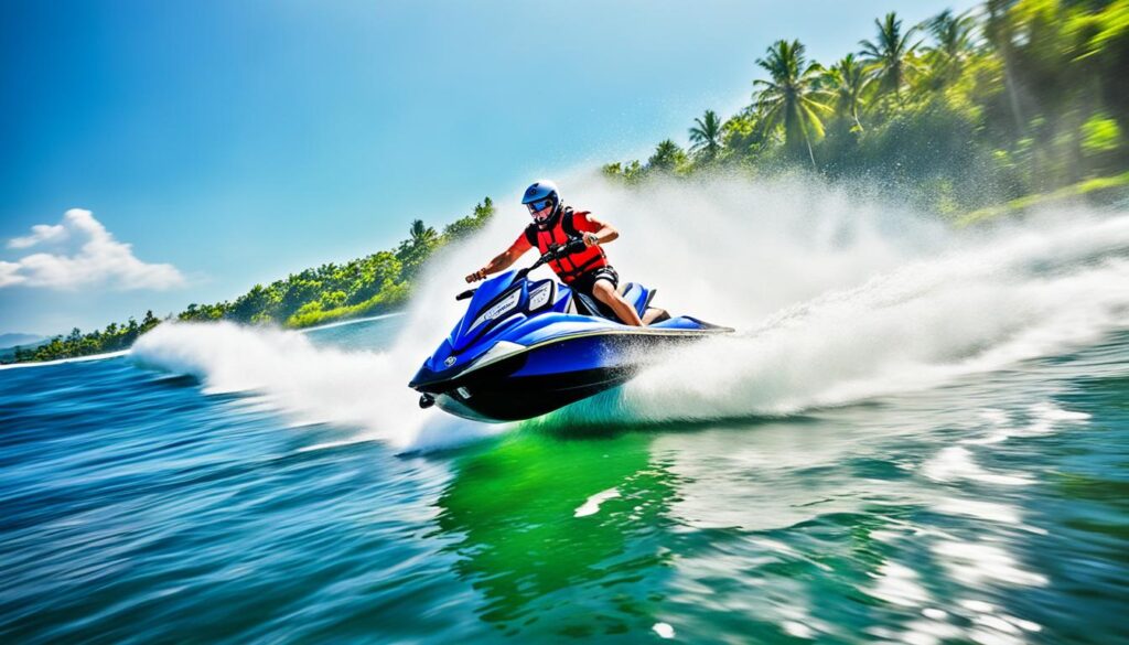 thrilling water sports bali