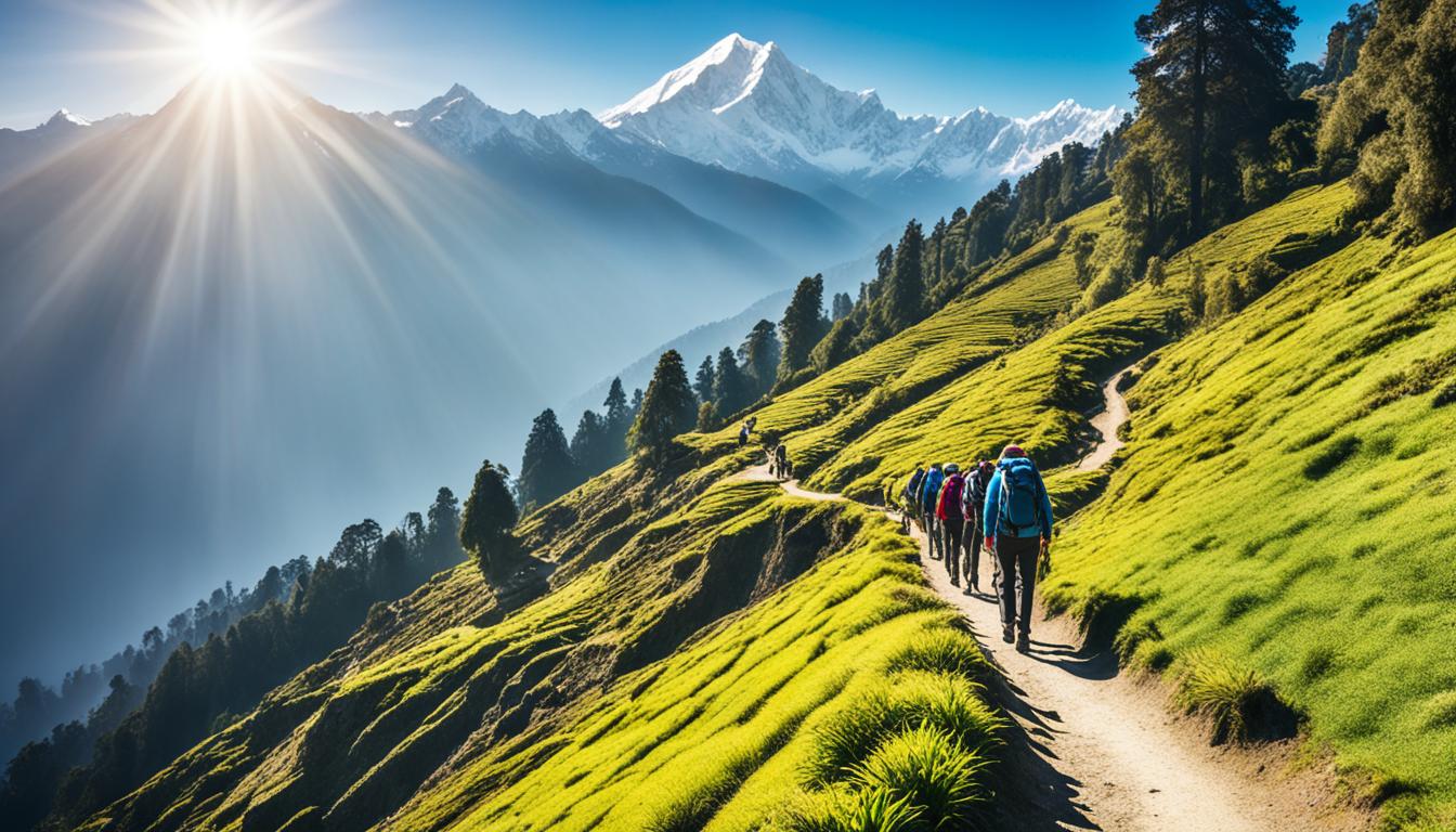 trekking in darjeeling