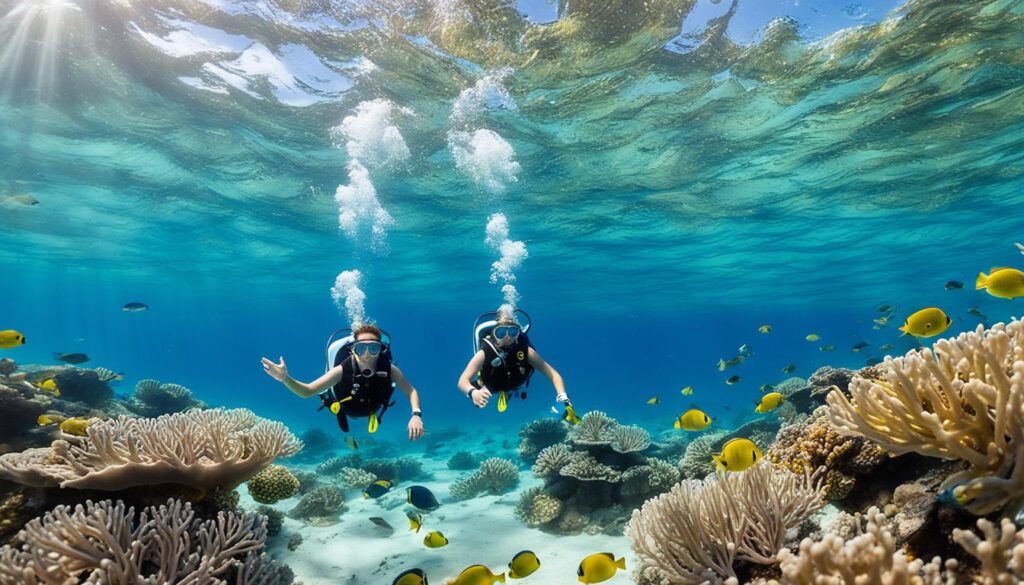 underwater scooter ride