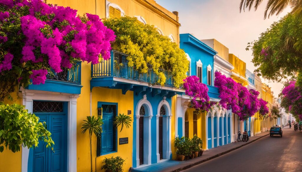 yellow city pondicherry