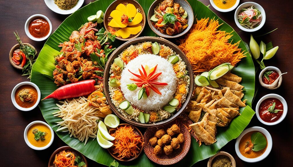 Balinese traditional dishes