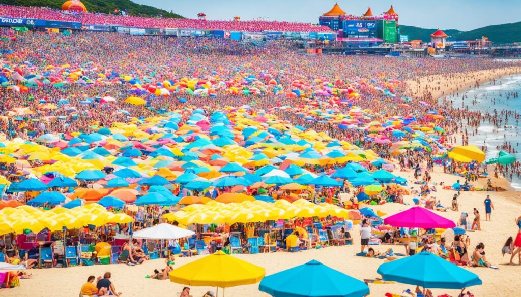Beach festivals in South Korea