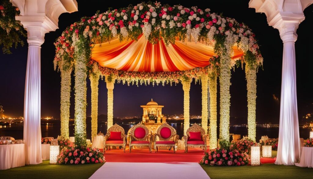 Capturing wedding memories with stunning decor