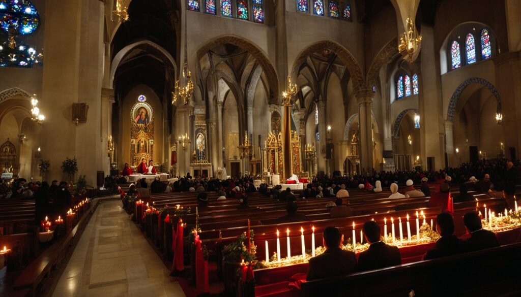 Christmas Mass in Cathedral of Saint Mark, Cairo