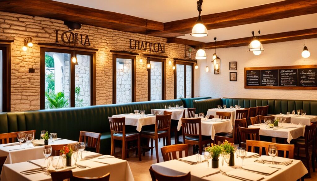 Croatian Restaurants Interior