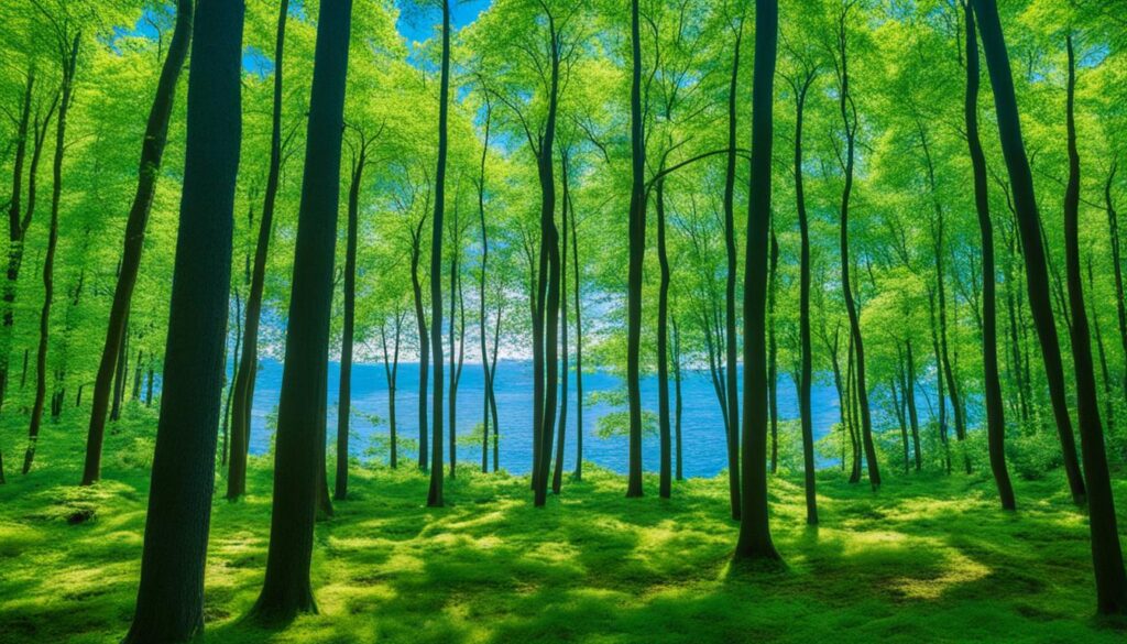Dense Forests and Baltic Coast in Lithuania