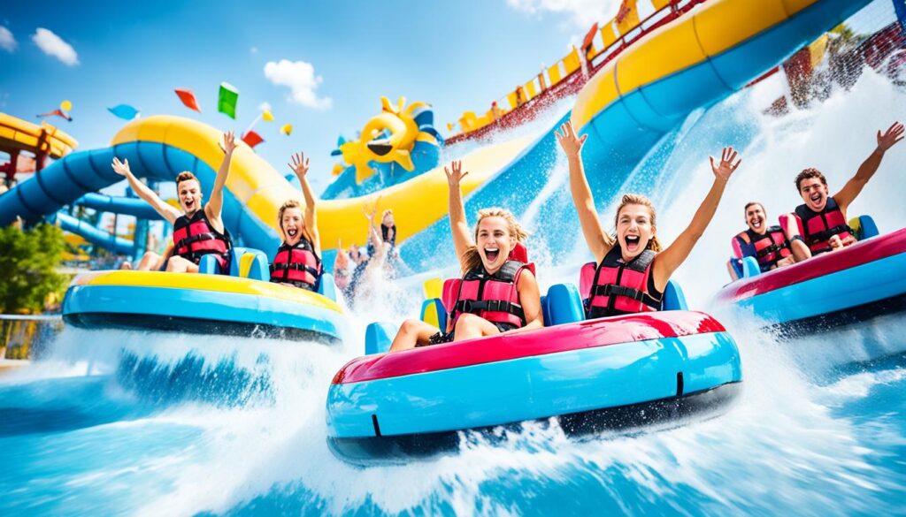 Enjoying the Water Rides at S Cube Water Park