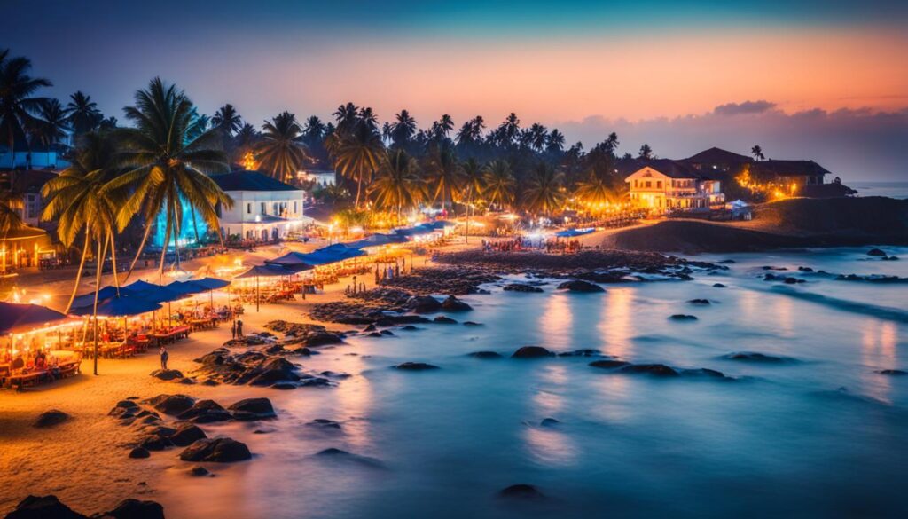 Galle's Beachside Nightlife