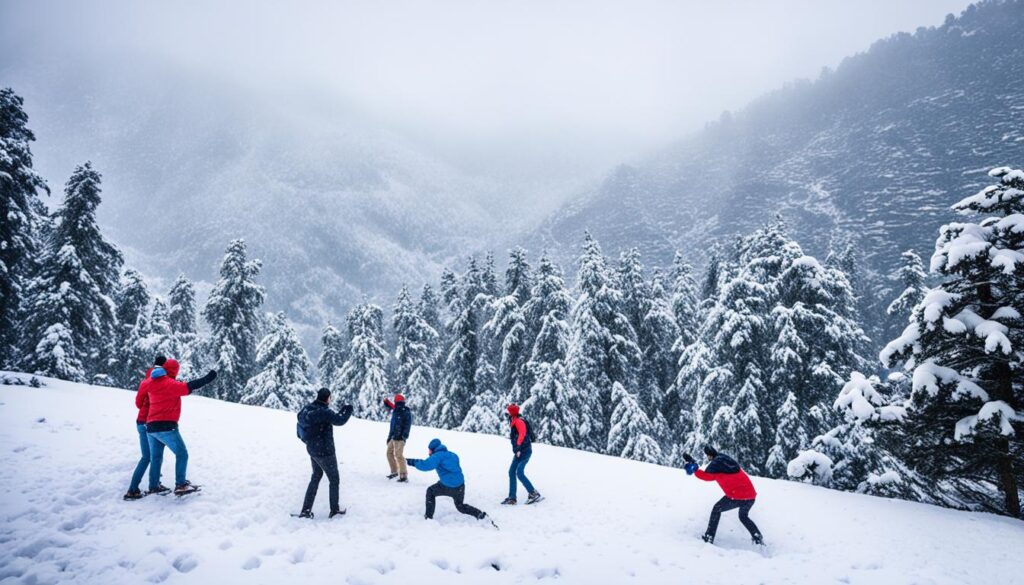 Kufri snowfall