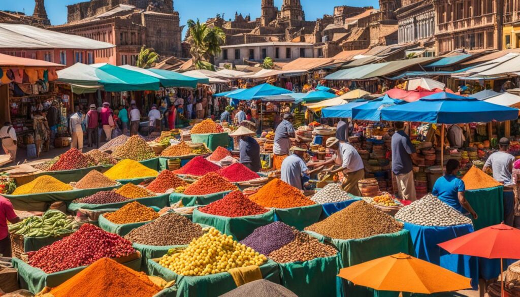 Madagascar market scene
