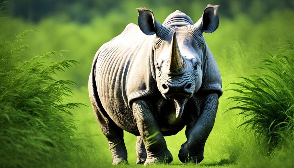 One-Horned Rhinoceros at Kaziranga National Park