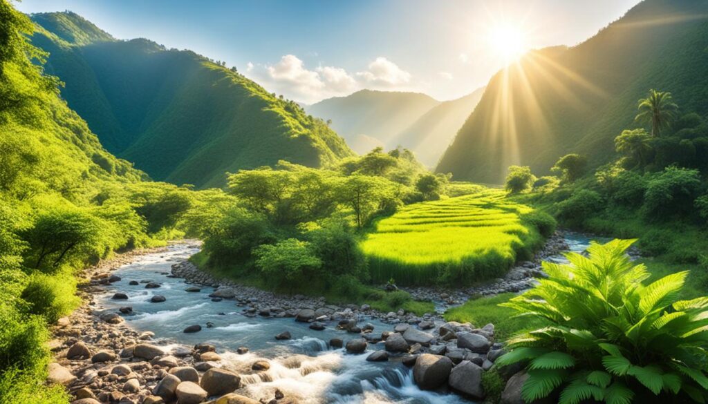 Scenic beauty of Kachida Valley