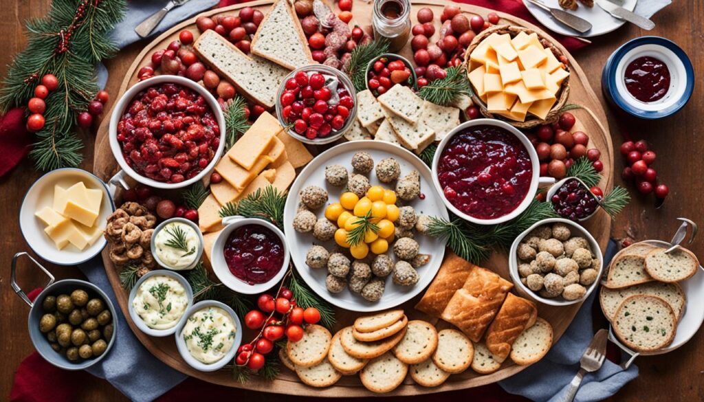 Swedish Julbord Spread