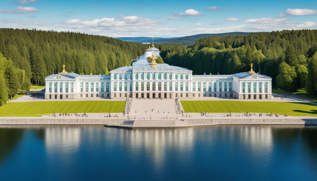 The stunning Royal Palace in Oslo