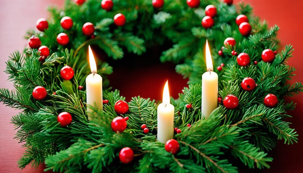 Traditional Swedish Advent Decoration