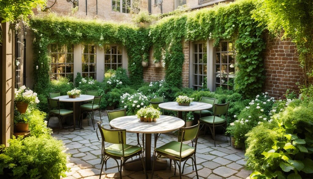 gorgeous courtyard