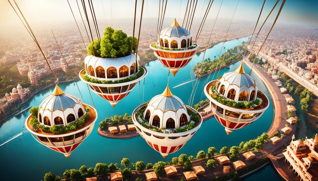 hanging restaurants in India