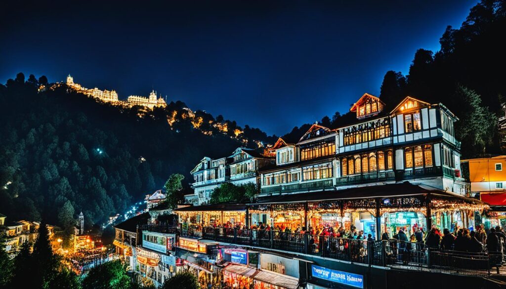mall road nainital