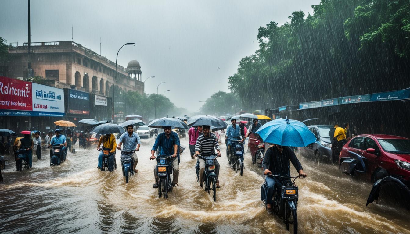 monsoon in delhi